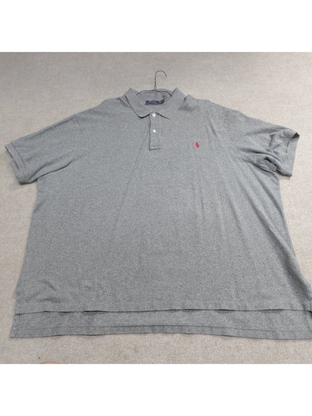 Polo Ralph Lauren Polo Shirt 4XB Gray Heather Solid